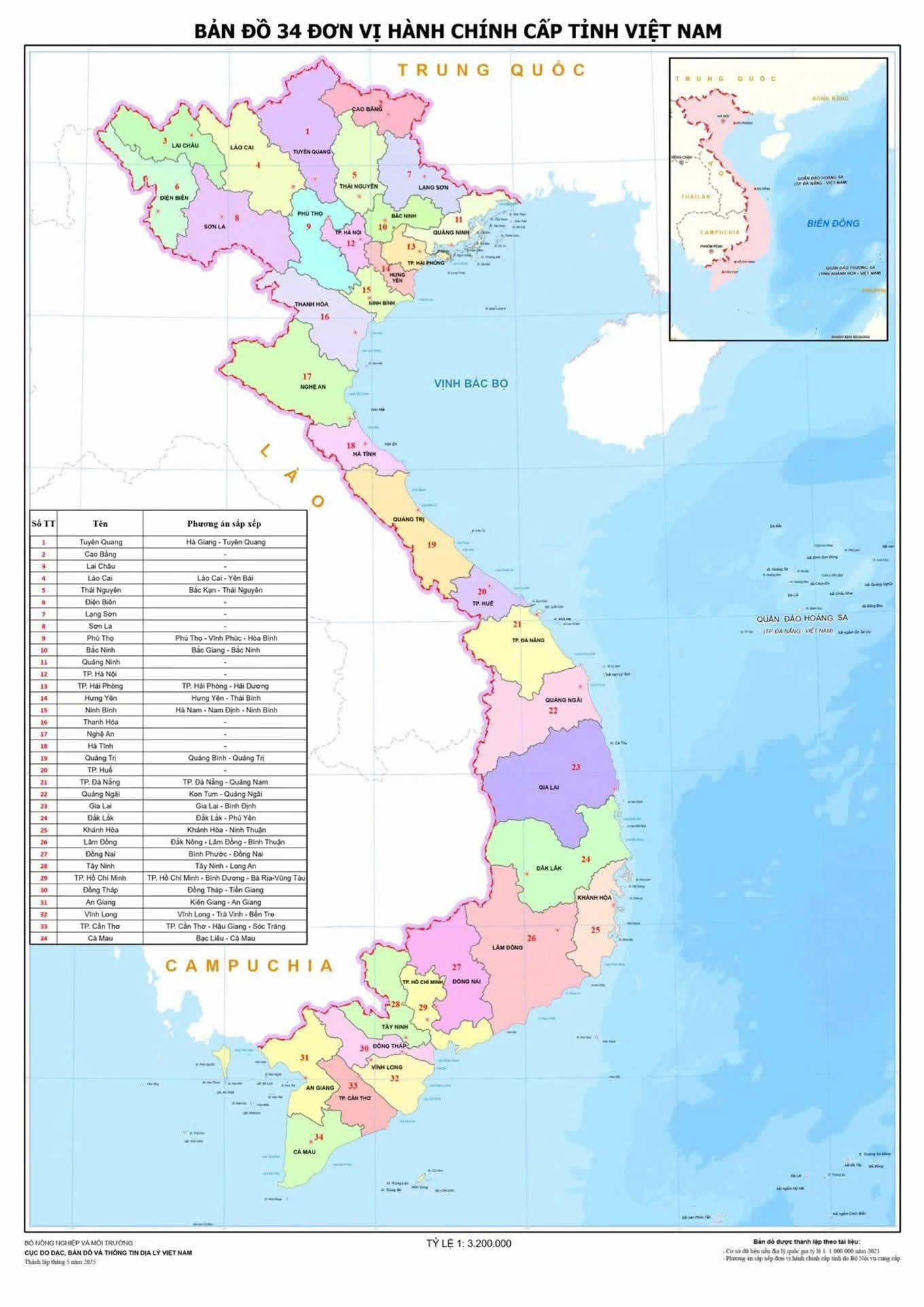 SÁP NHẬP TỈNH THÀNH: VIỆT NAM GIẢM TỪ 63 XUỐNG 34 TỈNH THÀNH, TP.HCM TRỞ THÀNH SIÊU ĐÔ THỊ