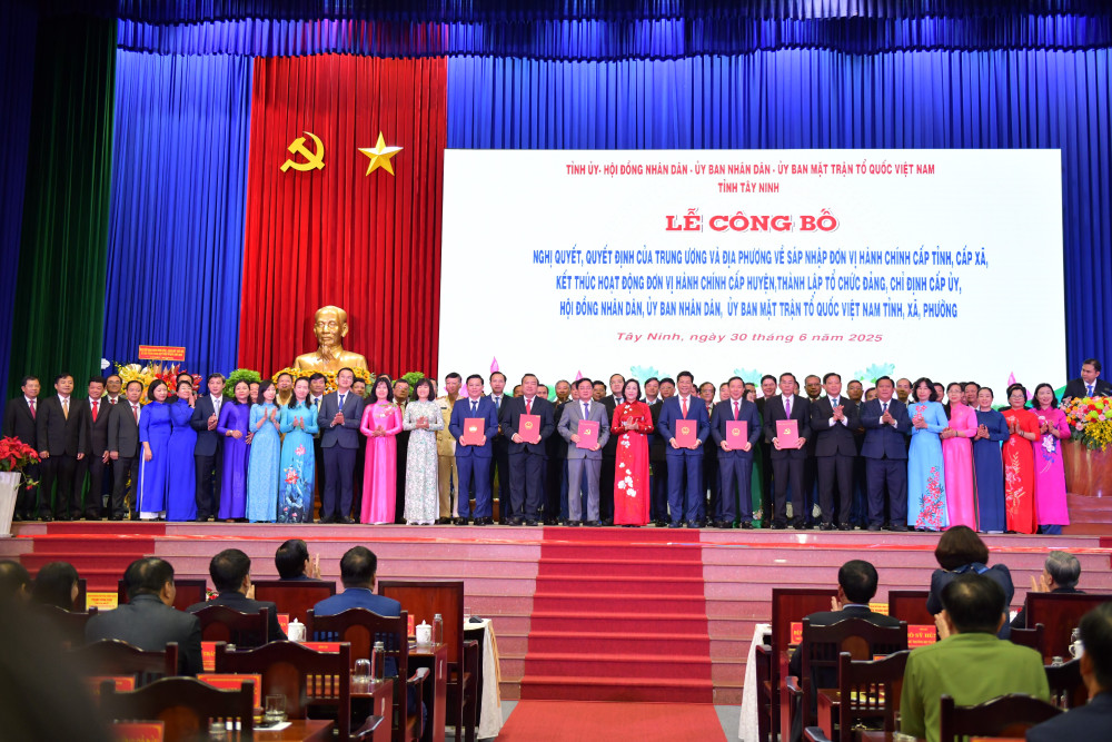 THÀNH LẬP TỈNH TÂY NINH MỚI – KHƠI THÔNG MỌI NGUỒN LỰC ĐỂ PHÁT TRIỂN