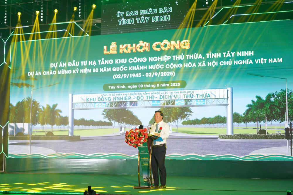 TÂY NINH: KHỞI CÔNG DỰ ÁN ĐẦU TƯ HẠ TẦNG KHU CÔNG NGHIỆP RỘNG HƠN 170HA