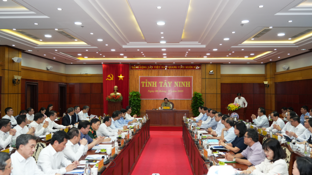 THỦ TƯỚNG CHÍNH PHỦ PHẠM MINH CHÍNH: TÂY NINH HỘI ĐỦ 'THIÊN THỜI, ĐỊA LỢI, NHÂN HÒA' VÀ CÒN NHIỀU DƯ ĐỊA ĐỂ BỨT PHÁ MẠNH MẼ