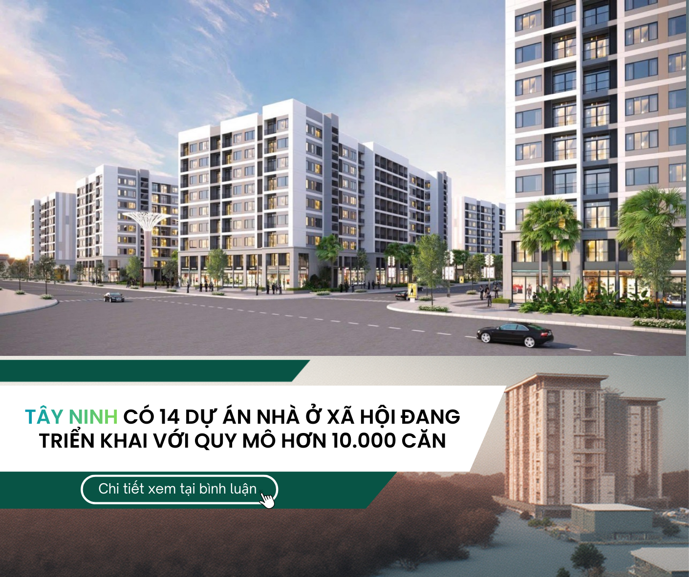 TÂY NINH CÓ 14 DỰ ÁN NHÀ Ở XÃ HỘI ĐANG TRIỂN KHAI VỚI QUY MÔ HƠN 10.000 CĂN