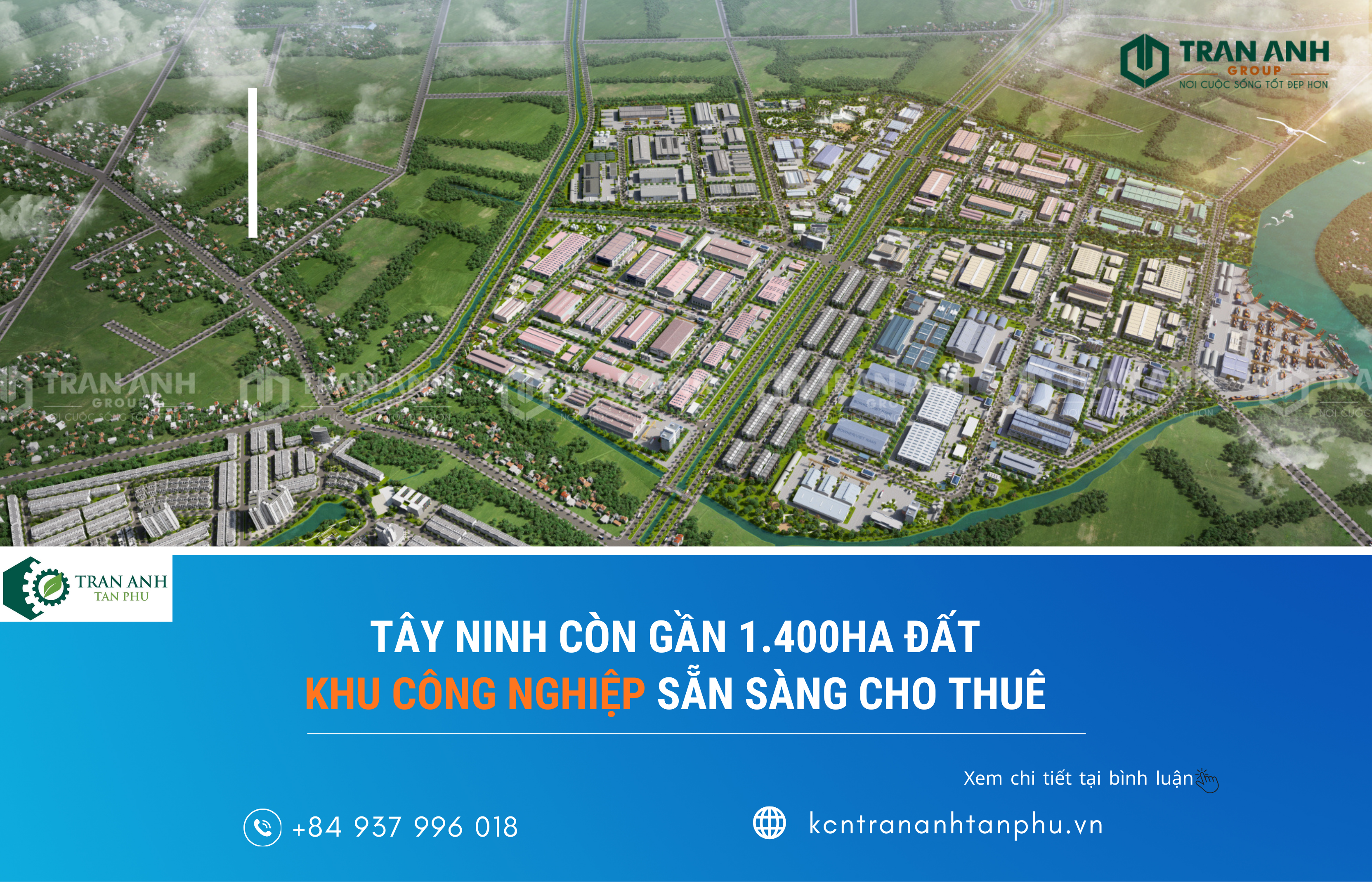 TÂY NINH CÒN GẦN 1.400HA ĐẤT KHU CÔNG NGHIỆP SẴN SÀNG CHO THUÊ