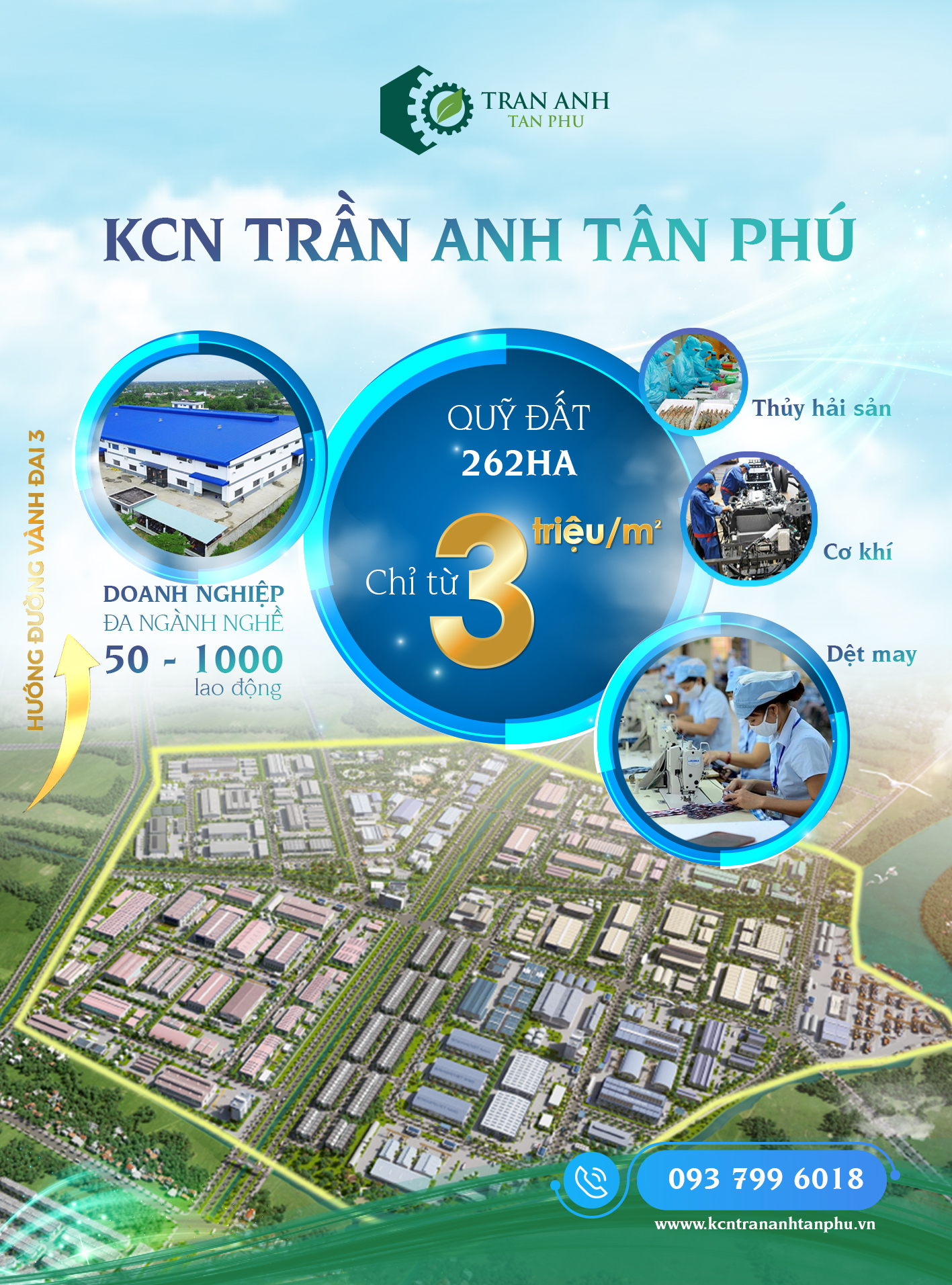 KHU CÔNG NGHIỆP TRẦN ANH - TÂN PHÚ – ĐIỂM ĐẾN SẢN XUẤT ĐẦY TIỀM NĂNG TẠI TÂY NINH
